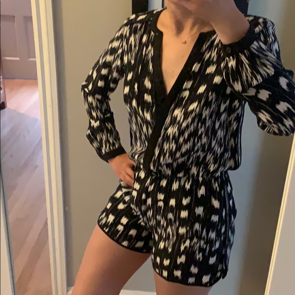 Silk romper